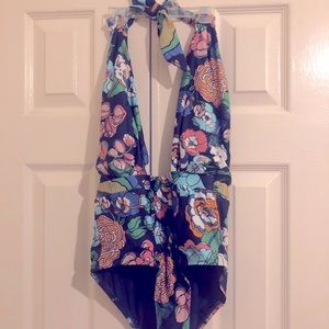 Navy modcloth swimsuit